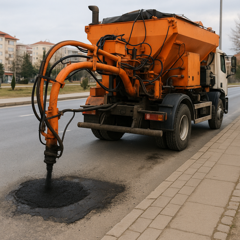 Ankara Asfalt Yama Robotu