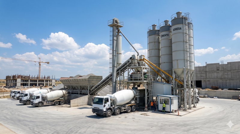 Yeni Mobil Beton Santrali Modelimiz FMK-MBS 120 Lansmana Hazır